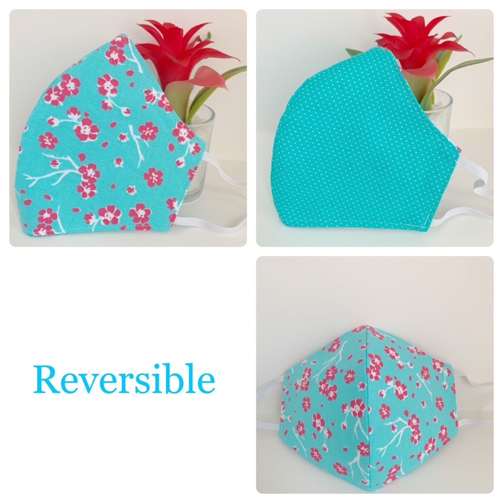 2/$20 Triple Layer Handmade Face Mask